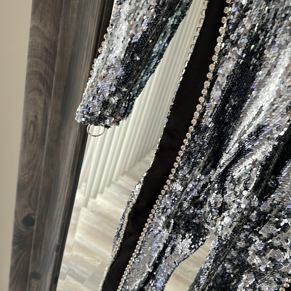 Sequin/Rhinestone Custom Jumpsuit Size Xs - image 5